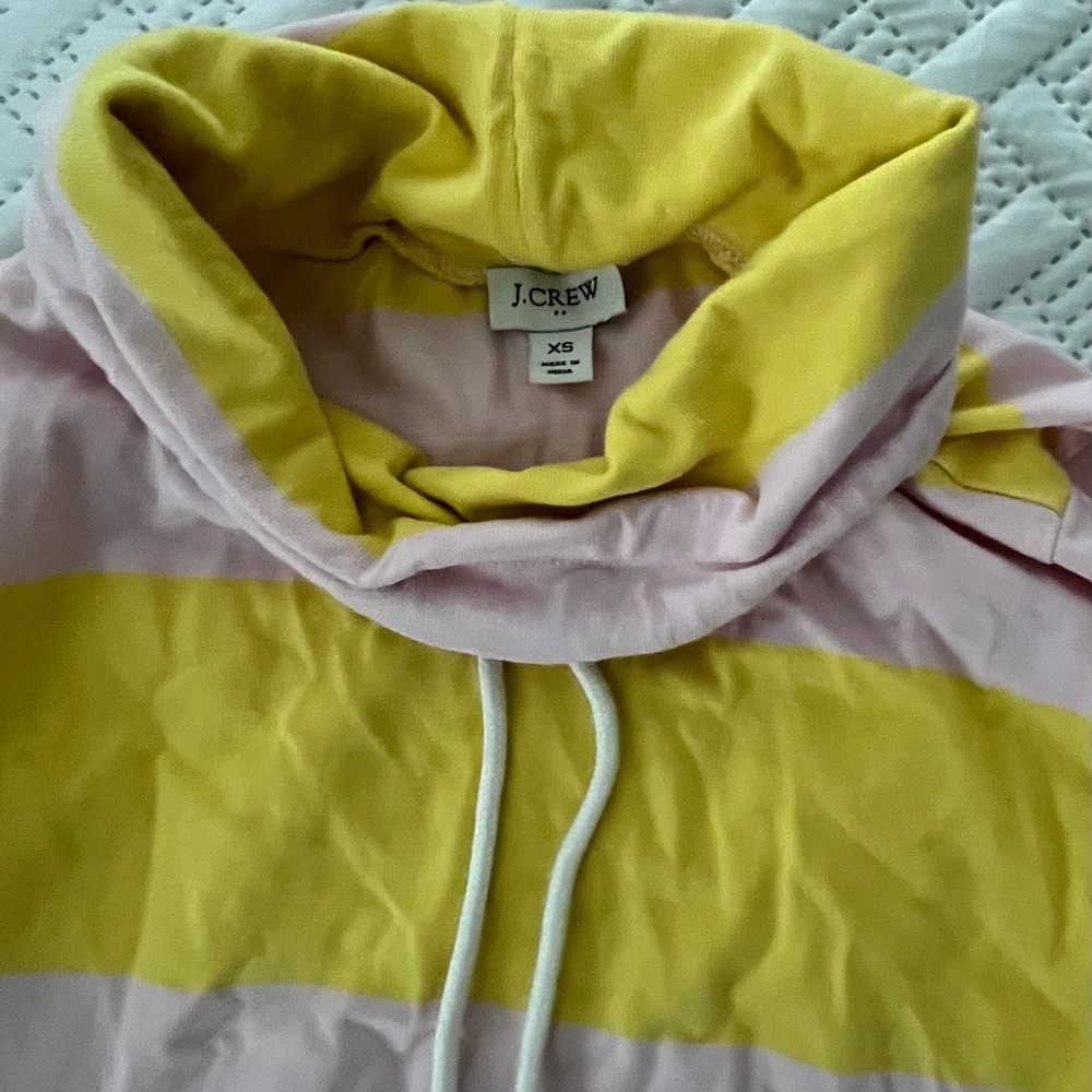 Bright cowl neck sweatshirt